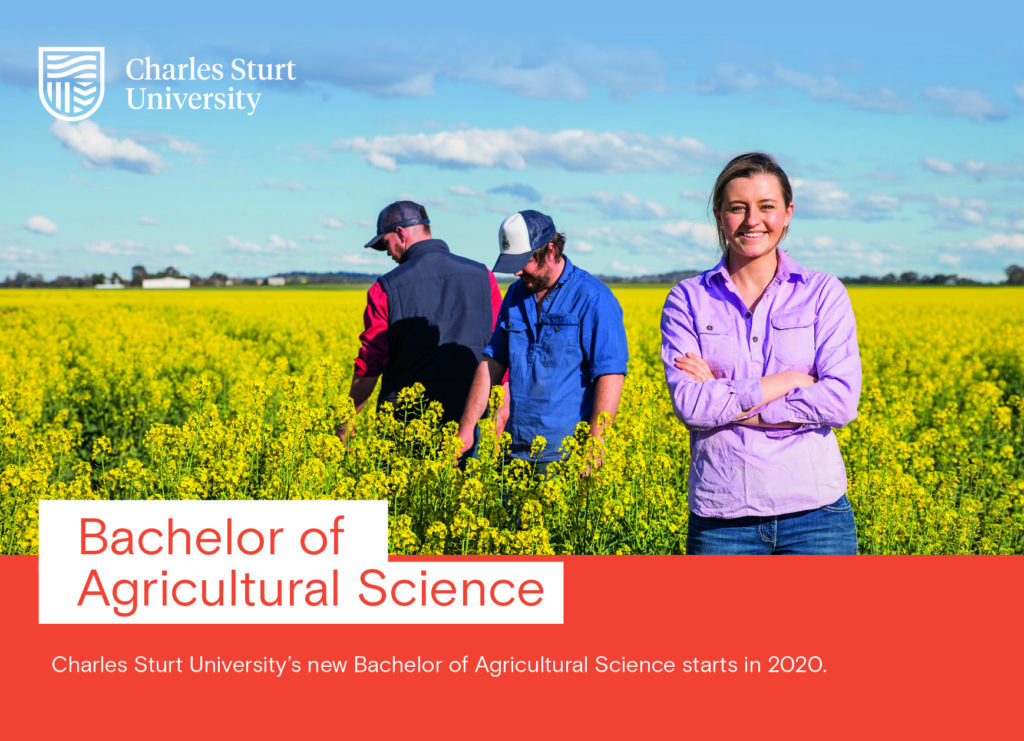 New Bachelor of Ag Science at Charles Sturt Future Farmers Network